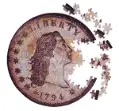Coin Puzzle Contursi 1794 Silver Dollar