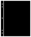 Supersafe Stocksheets 1 Row 263mm, Black