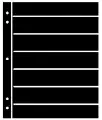 Supersafe Stocksheets 7 Rows 33mm, Black