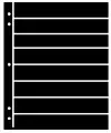 Supersafe Stocksheets 8 Rows 29mm, Black