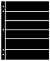 Supersafe Stocksheets 6 Rows 38mm, Black