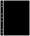 Hagner Stock Sheets 1 Row Black One Sided