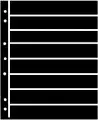 Hagner Stock Sheets 8 Row Black One Sided