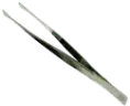 Round Tip Tongs - 6"