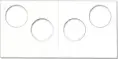 Cowens Mylar 2 Hole - 100 Packs