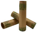 Preformed Tube Coin Wrappers - Dime