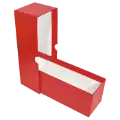 Single Row Slab or Crown Box - 8.25" - Red