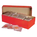 Double Row Slab Box - 12" - Red