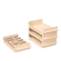 Half Dollar Interlocking Coin Roll Trays