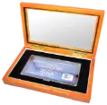 Guardhouse Glass-Top Box for Modern Currency Holder