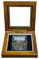 Wood Glass-Top Display Slab Box - 1 Slab Universal