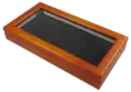 Wood Glass-Top Display Slab Box - 3 Slab Universal