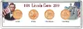 Sold Individual EM Snap-Tite Set 4 Hole Lincoln Cent