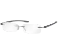 Rimless Magnifying Eye Glasses +2.5 (Anthracite Large)