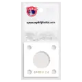 Capital Plastics 144 Coin Holder - Barber Quarter