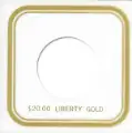 Capital Plastics VPX Coin Holder - Liberty $20 Gold