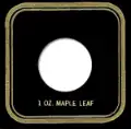 Capital Plastics VPX Coin Holder - 1 oz. Maple