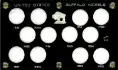 U.S. Buffalo Nickels 1934-1938D