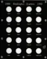 U.S. Washington Quarters 1994-1998 (Proofs)