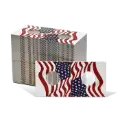 2x2 Paper Coin Holders for Cent / Nickel - American Flag
