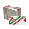 2x2 Paper Coin Holders for Nickel/Cent - Mexican Flag