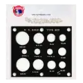 Gold Type Set Lib. 20, 10, 5, 3, 2.50, Type I,II,III