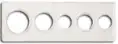Whitman 2x6 Cent - Half Dollar Mint or Proof Set Holders 5 Hole - (25 pack)
