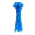 8" Nylon Cable Zip Tie 50lbs - Blue