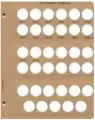 Jefferson Nickels Replacement Page (2001 - 2005)