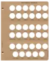 Jefferson Nickels With Proof Replacement Page (1964 - 1979)
