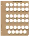 Jefferson Nickels With Proof Replacement Page (1979 - 1990)