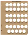 Jefferson Nickels With Proof Replacement Page (1990 - 2002)
