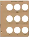 American Eagle Silver Dollars w/Proof Vol 2 Replacement Page 1 2007-2010-W Pr.