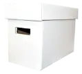 Short Corrugated Comic Book Storage Box and Lid