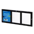 3 Card Magnetic Card Holder - Black Borders