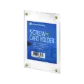 Screw Card Holders - Recessed 1/4"