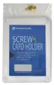 1 Trading Card 4 Screw Card Holder 35pt - Clear