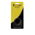EvoCore Silver Round Silicone Ring Fit Coin Holder - 39mm (Black)