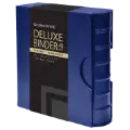 Cornerstone Large Capacity 4 D-Ring Binder & Slip Case (Navy Blue)