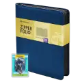 9 Pocket Zipper Folio for Sentry Card Holders - Blue Denim