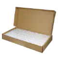 39mm Silver Round Bulk Direct-Fit / L Ring-Fit EvoCore Coin Holders. 250 count box.