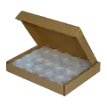 Quarter 24.3mm Direct-Fit EvoCore coin holders - (S dia) / 50 per box.