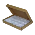 Half Dollar 30.6mm Direct-Fit EvoCore coin holders - (M dia Ring Fit) / 50 per box.