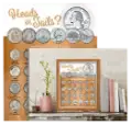 Whitman Deluxe Coin Board: Quarter