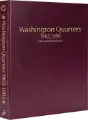 Washington Quarters 1965-1998, Date & Mintmark Set P, D & S (Burgundy)