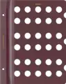 Blank Page, Dime (Burgundy)