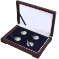 Guardhouse Wood Display Box - GH-W1300 - (4S) Holds 4 Small Guardhouse coin capsules