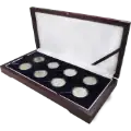 Guardhouse Wood Display Box -GH-W1400: Half Dollars (8M)