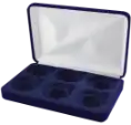 Velvet Coin Display Box - Holds 6L Capsules