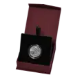 Folding Coin Capsule Box with Magnetic Lid and Stand Insert - Small Capsule